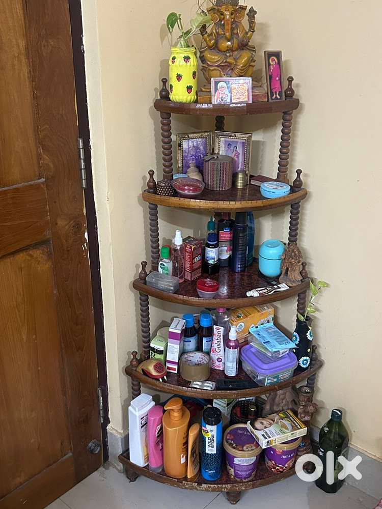Beautiful Wooden Corner Rack & Vanity Dresser Set for Sale