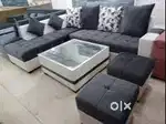 Sunday offer buy new sofa 8500, L size sofa 13990/- EMI on bank
