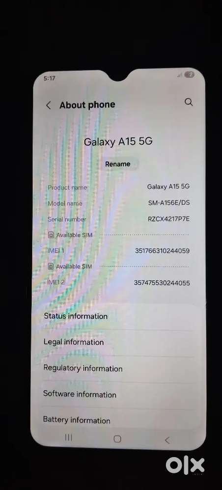 Sumsung Galaxy A15 5g