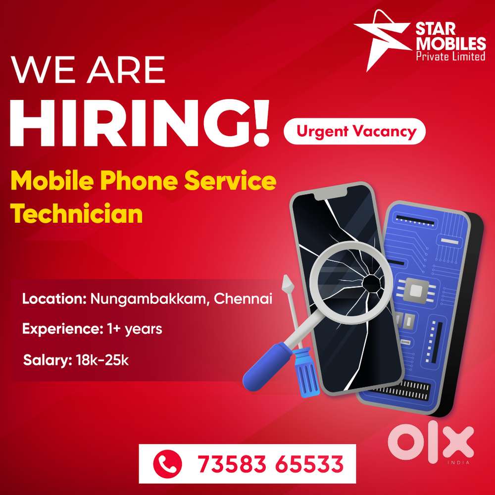 We are looking For looking for Experience Mobile Service Technicians