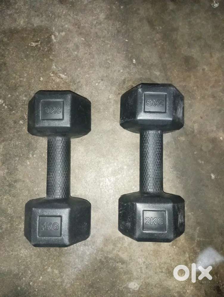 Dumbell 2x2  total weight 4 kg