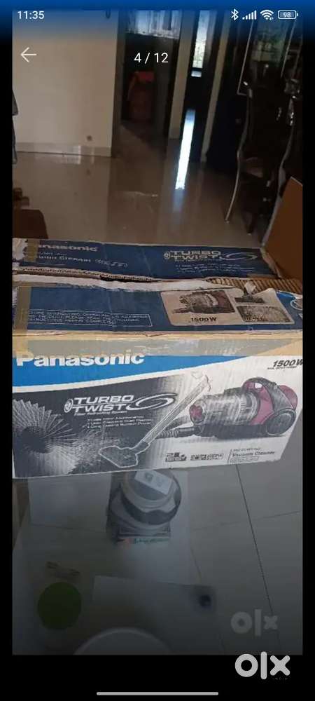 Vacuum cleaner Panasonic 1500W(Rs 8000) new ,VCR(,500) mixer ,Fan