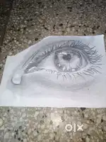 Eye realistic sketch