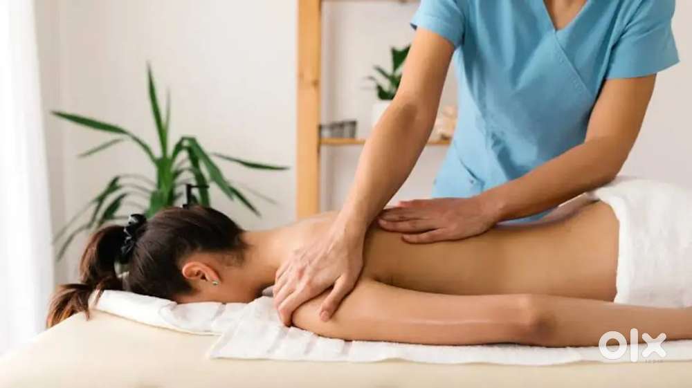 female  spa therapist