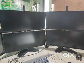 Monitor stand for screen