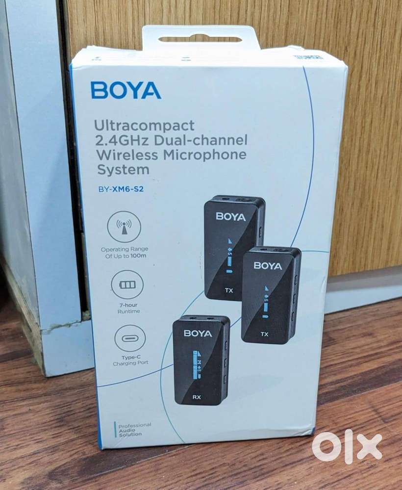 Sealed Boya by-XM6 S2 2.4GHz Dual Wireless Lavalier Microphone System