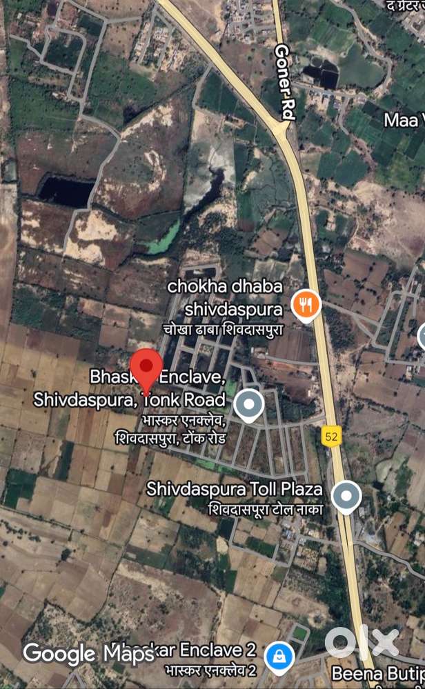 191.38 Gaj Plot in Ganesh Vihar Ext. on Tonk Road Highway