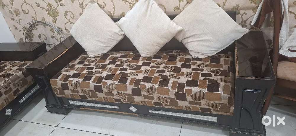 Wooden five seater (three seater+ two seater)