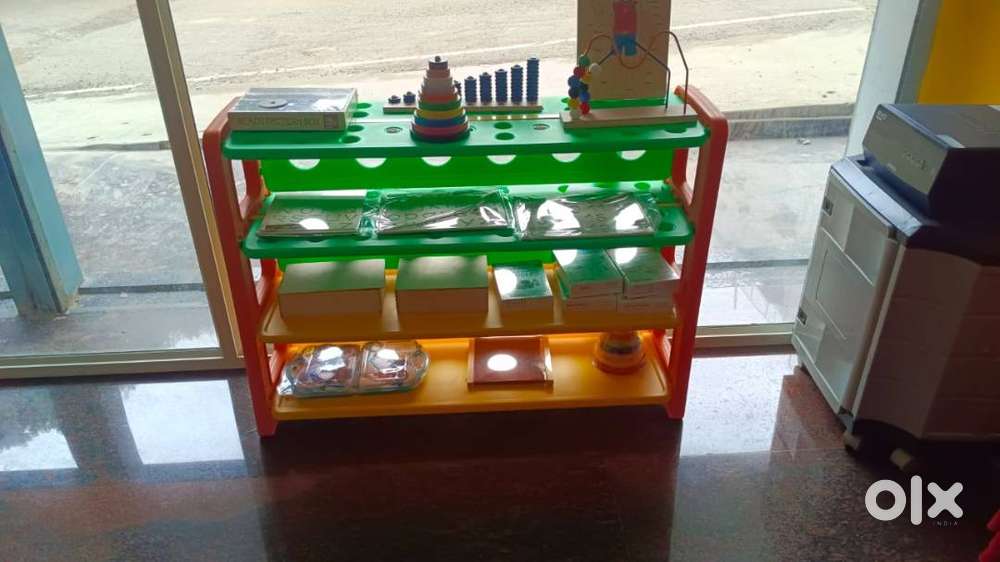 Kids Furniture & Toys Set – Colourful Chairs, Tables, Play Equipment