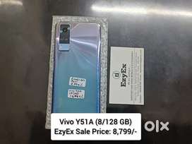 EzyEx - (8/128 GB) Vivo Y51A, Full Working Available on Sale!