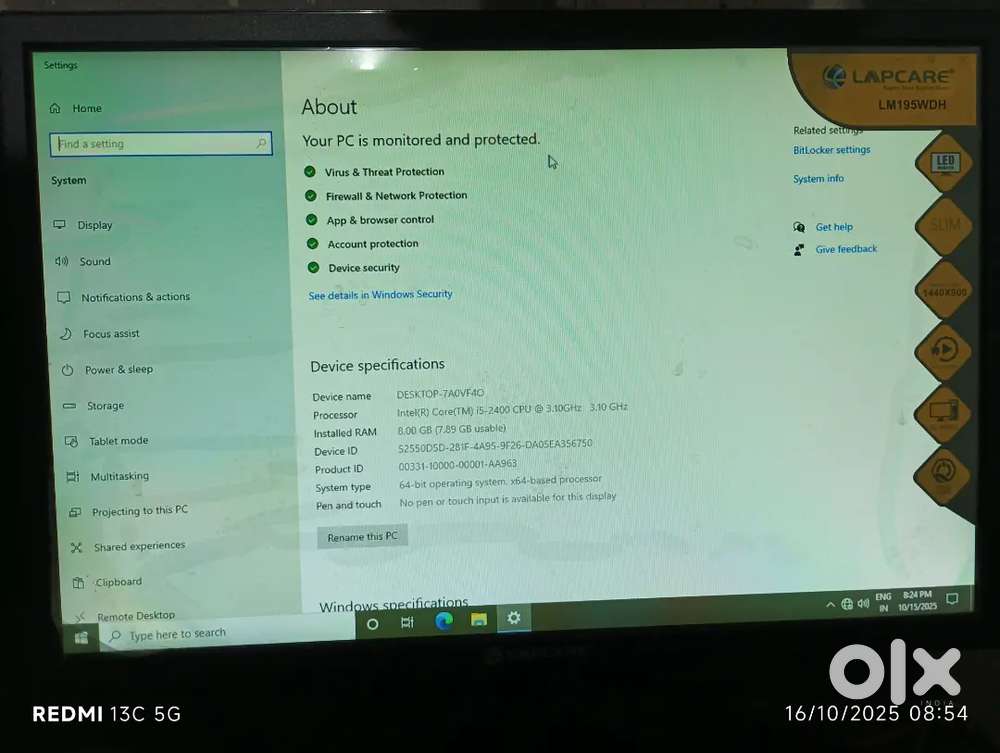 Brand new computer