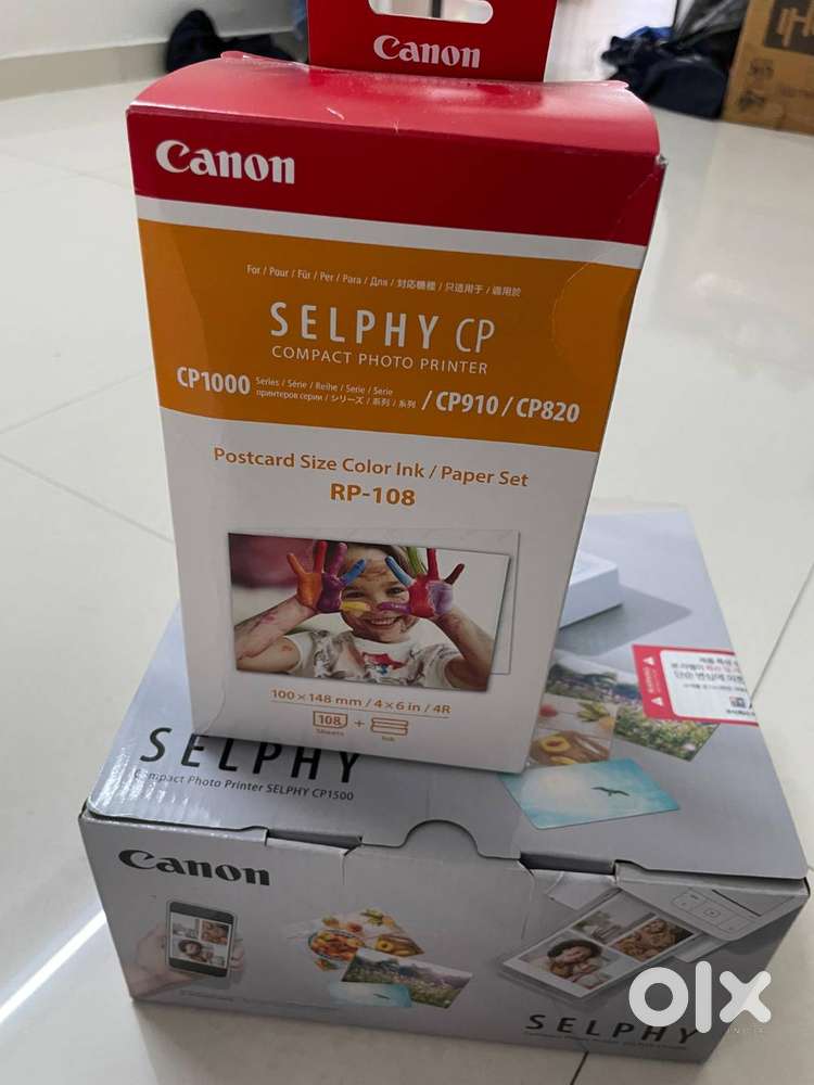 Canon Photo printer Portable with paper set and extra dye