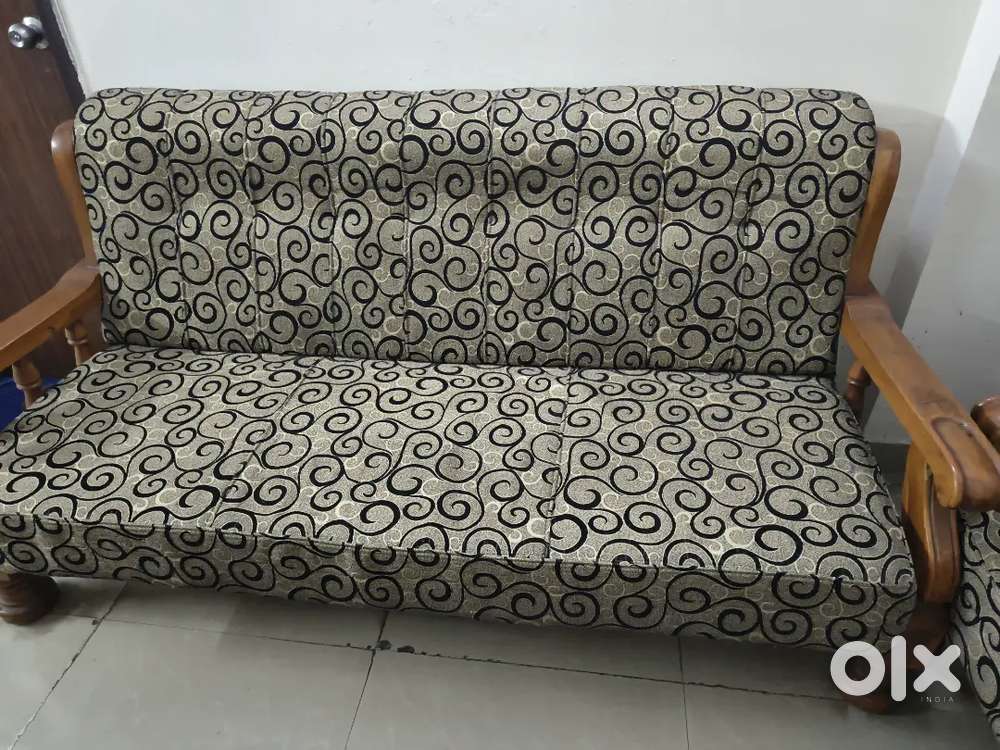 Wooden sofa