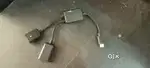 Double USB cable type B