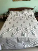 Bed with Mattress + Ikea cupboards