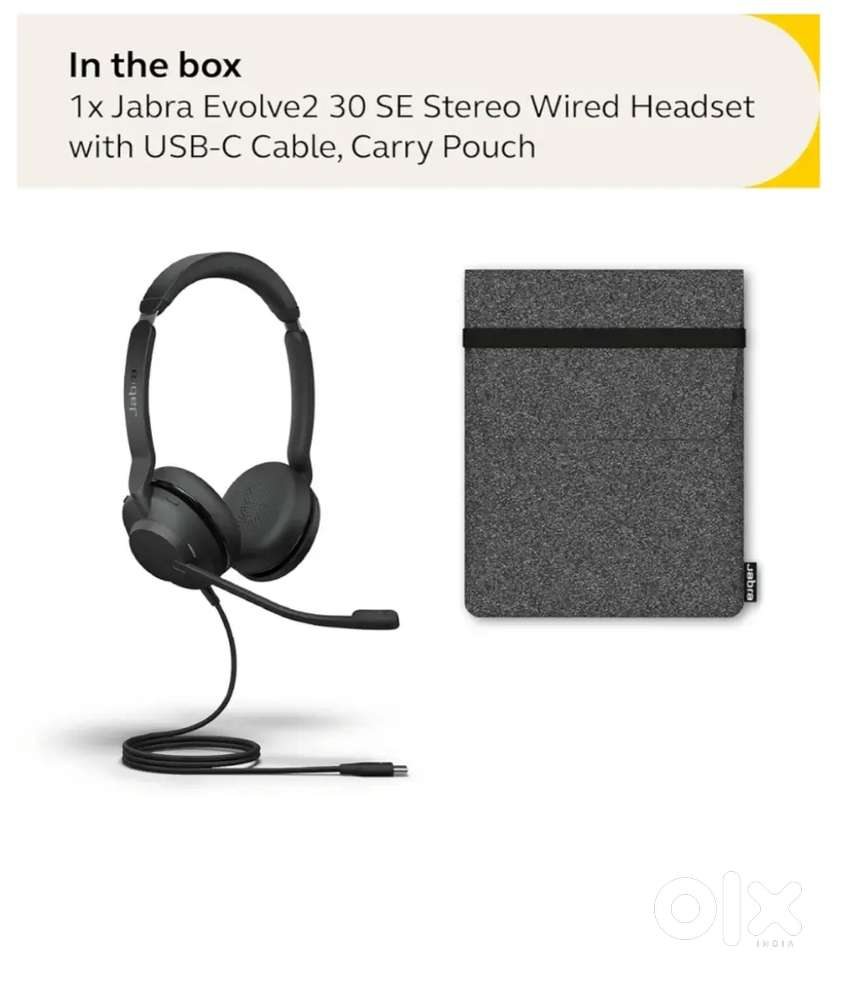 Jabra Evolve2 30 SE Wired Headset – Unopened Box – 4 Units Available