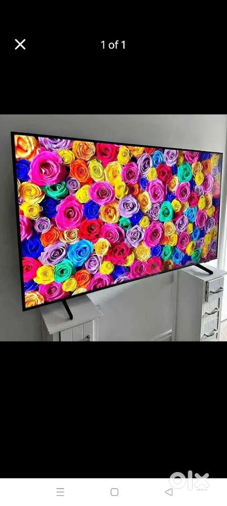 43 inch smart android frameless led tv with 600 channel free in tv