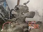 YAMAHA FZ Engine without carbeurator and exhaust.