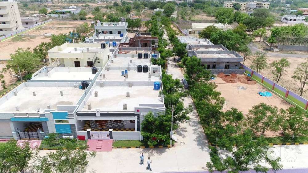 Open plots for sale 100meters from main Road  Gated Community venture