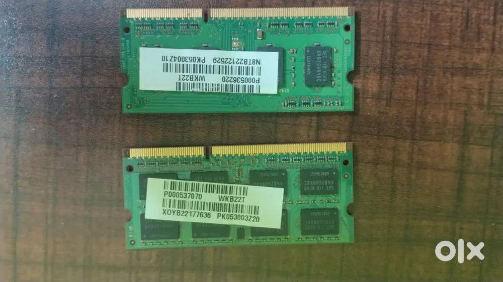 Samsung DDR3 Laptop RAM – 4GB + 2GB (1333MHz) – Working Perfectly
