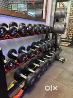 Gym dumbbell polyurethane high quality Imported