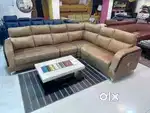 NEW PREMIUM L TYPE LUXURY SOFA SET IN EMI AVAILABLE ALIYAR ARHAM FACTO