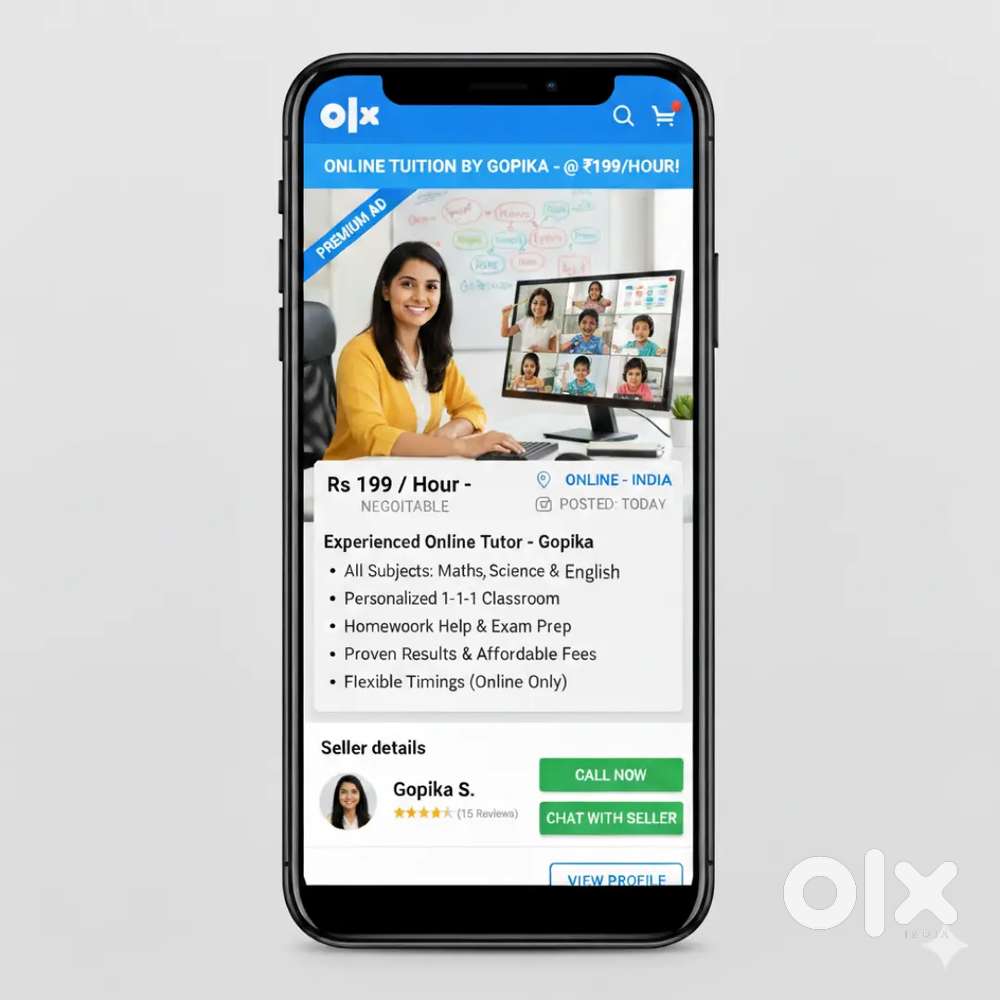 Teacher for 1st std to 10th std Students Online