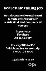 Real estate calling