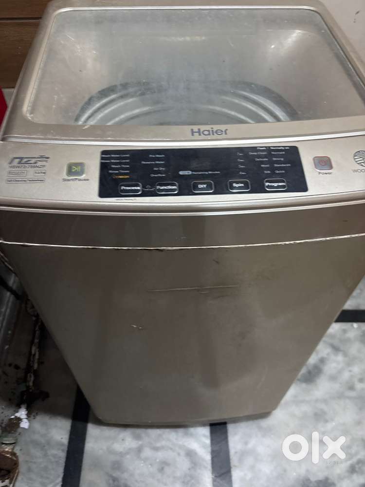 Haier fully automatic 7.2kg topload washing machine