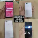 Google Pixel 3 (4G) Pink color 4gb/64gb used 18 month old dual sim