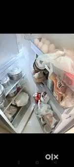Excellent condition washing machine and fridge 9months old
