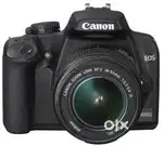 Canon 1000d with 18-55 mm lens .