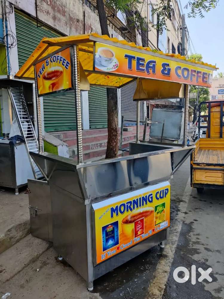 I sell my tea stall, this is full new 3 month before I brought