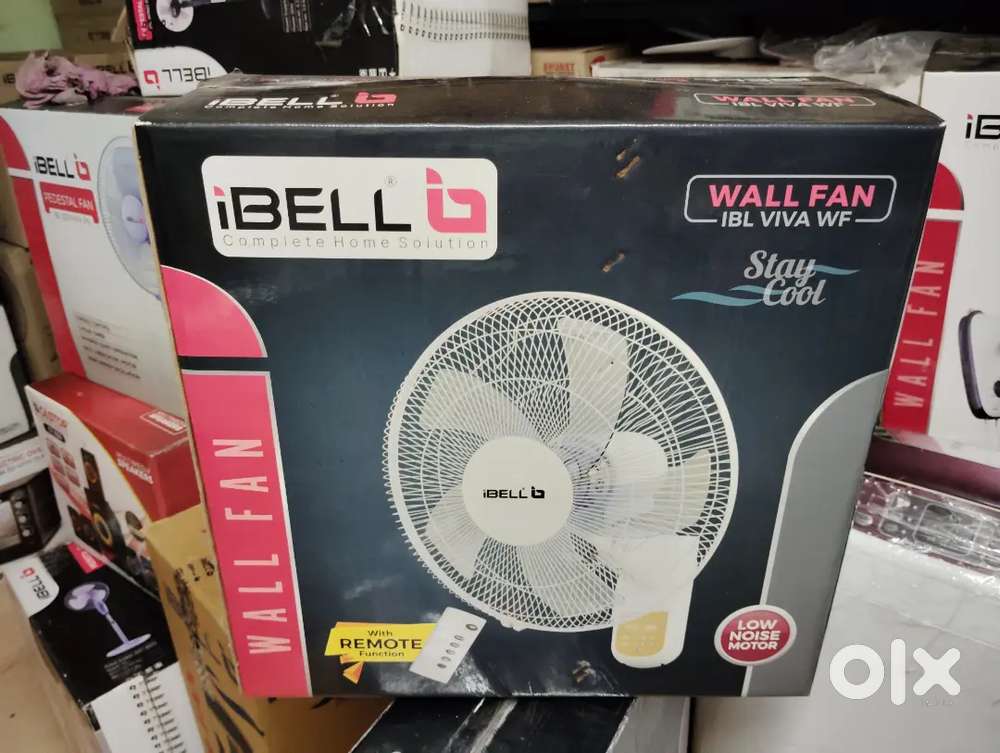 I. BELL WALL FAN WITH REMOTE AT ALUVA
