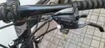 Bicycle with gears and disc brake