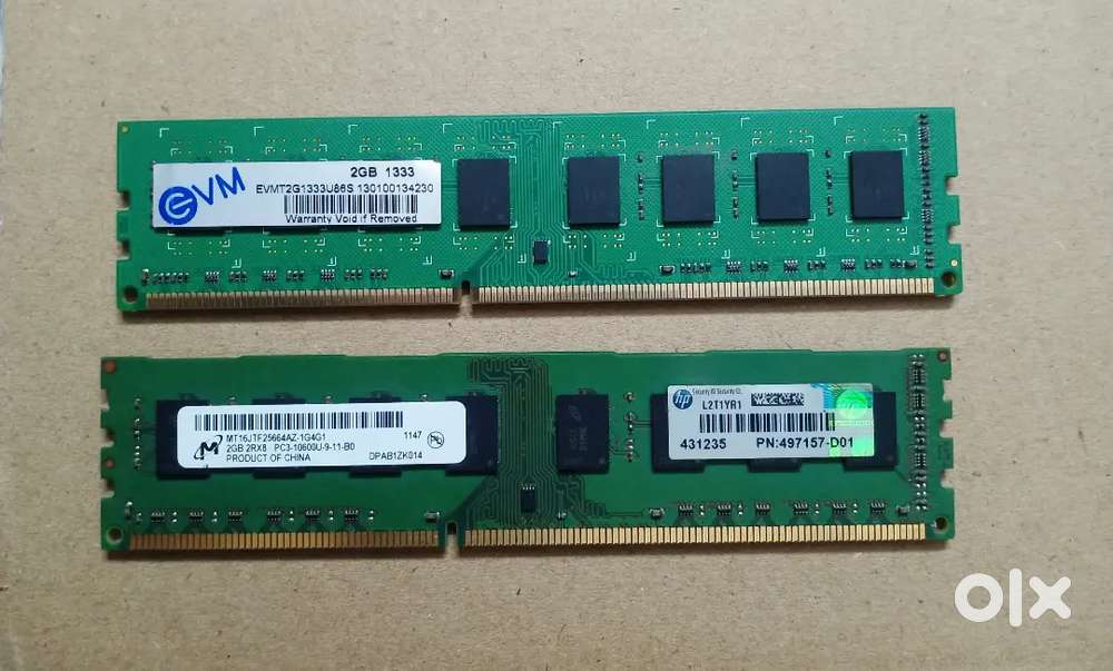 DDR3 RAM 2+2=4GB
