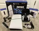PS5 Slim Console Fortnite Cobalt Star Bundle + Dualsense Edge