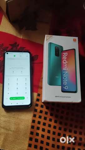 Redmi Note 9 in 6/128GB new condition sealed set