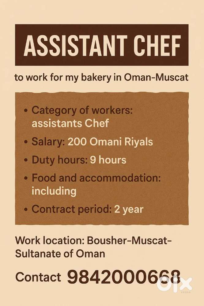 BAKERY CHEF