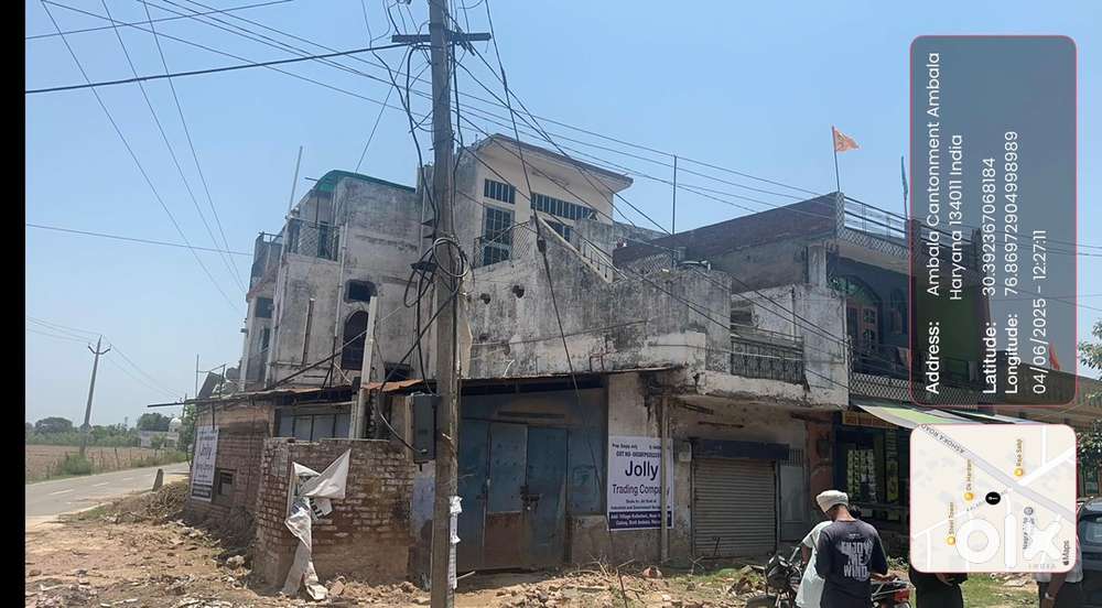 70000/-GAJ MAIN ROAD CORNER COMMERCIAL PROPERTY DEFENCE COLONY AMBALA