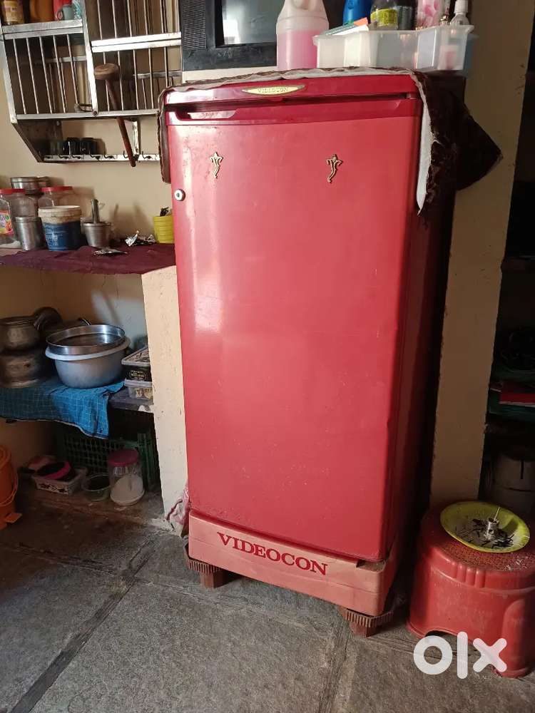 Red colour fridge Videocon fridge running condition