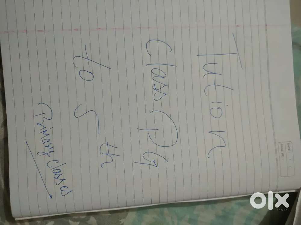 I am the msc student I am starting the tution for pg  to 5 th class