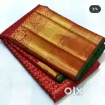 Pure kanchipuram handloom wedding saree with silkmark tag
