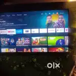 Realme smart android 43 inches big screen1year old new condition LCD