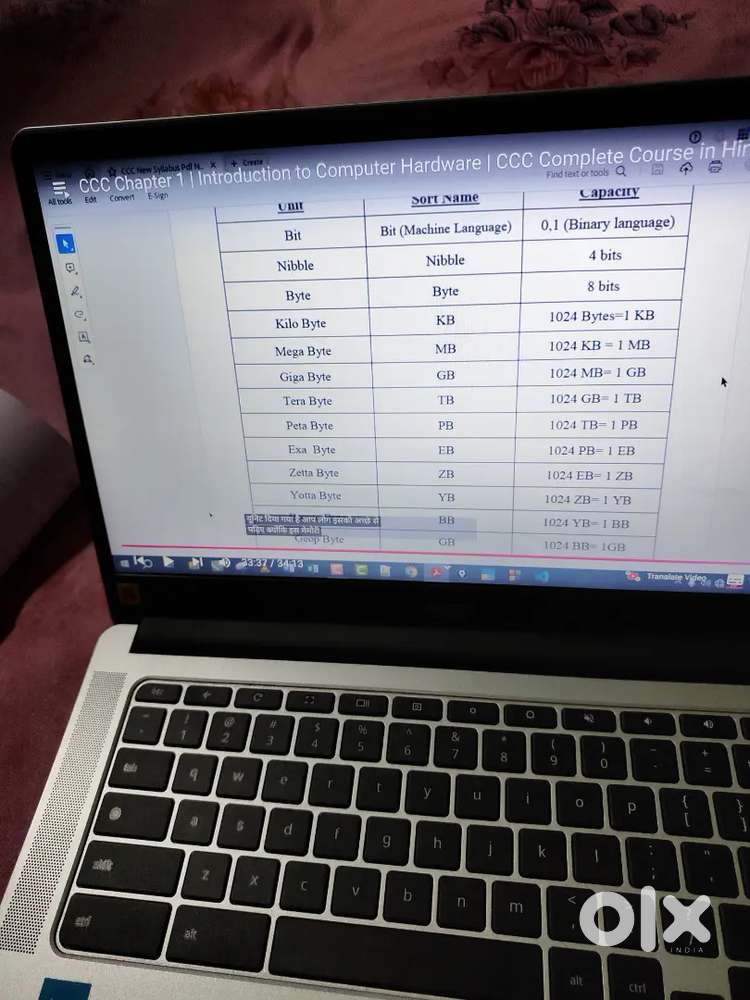 Acer crombook 6 ,128 , i