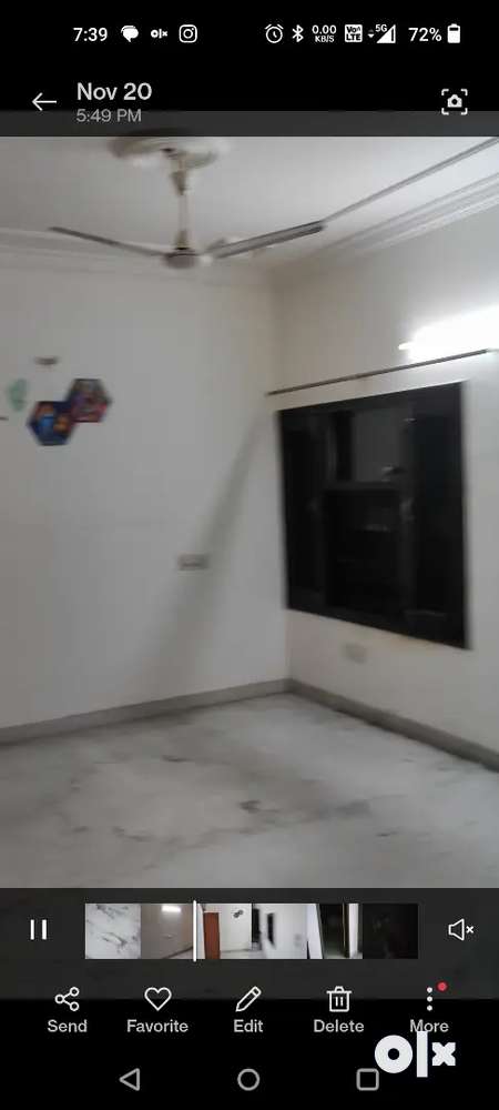 2 BHK first floor fully furnished