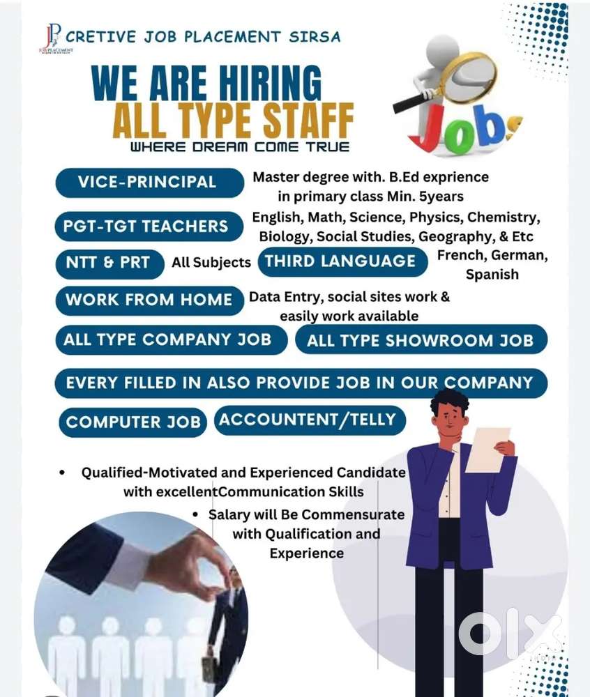 All type job provided
