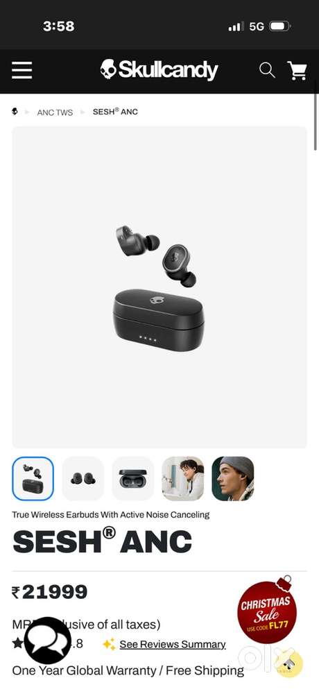 Skull candy ear burds