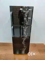 Videocon eco fresh black colour with silver design double door