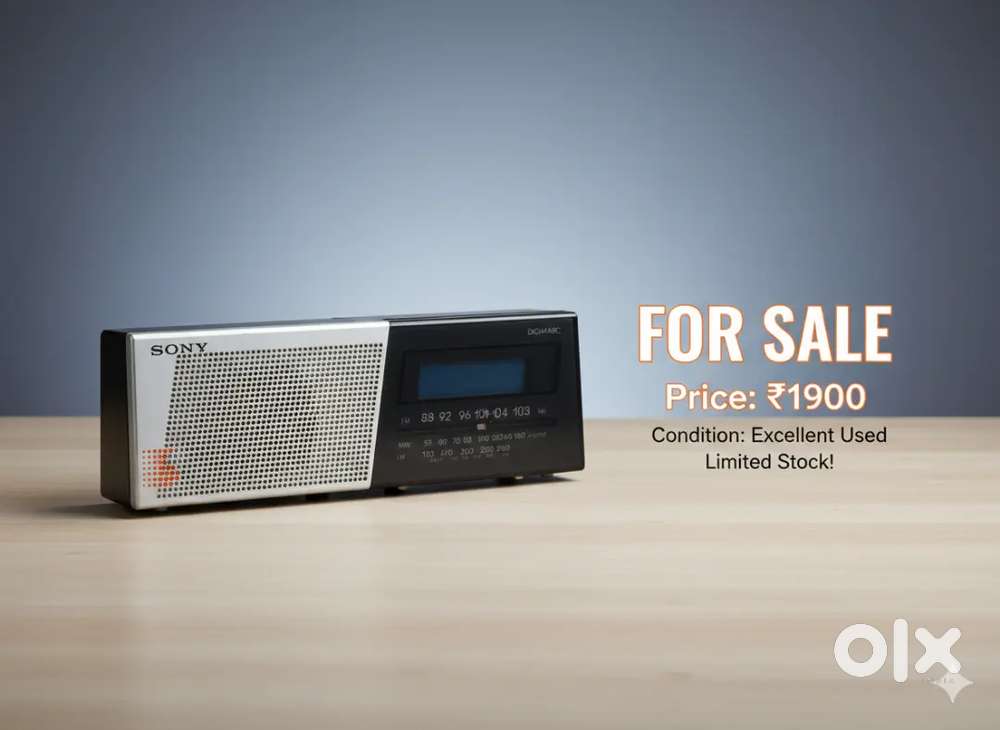 SONY Digimatic FM Radio And Timer